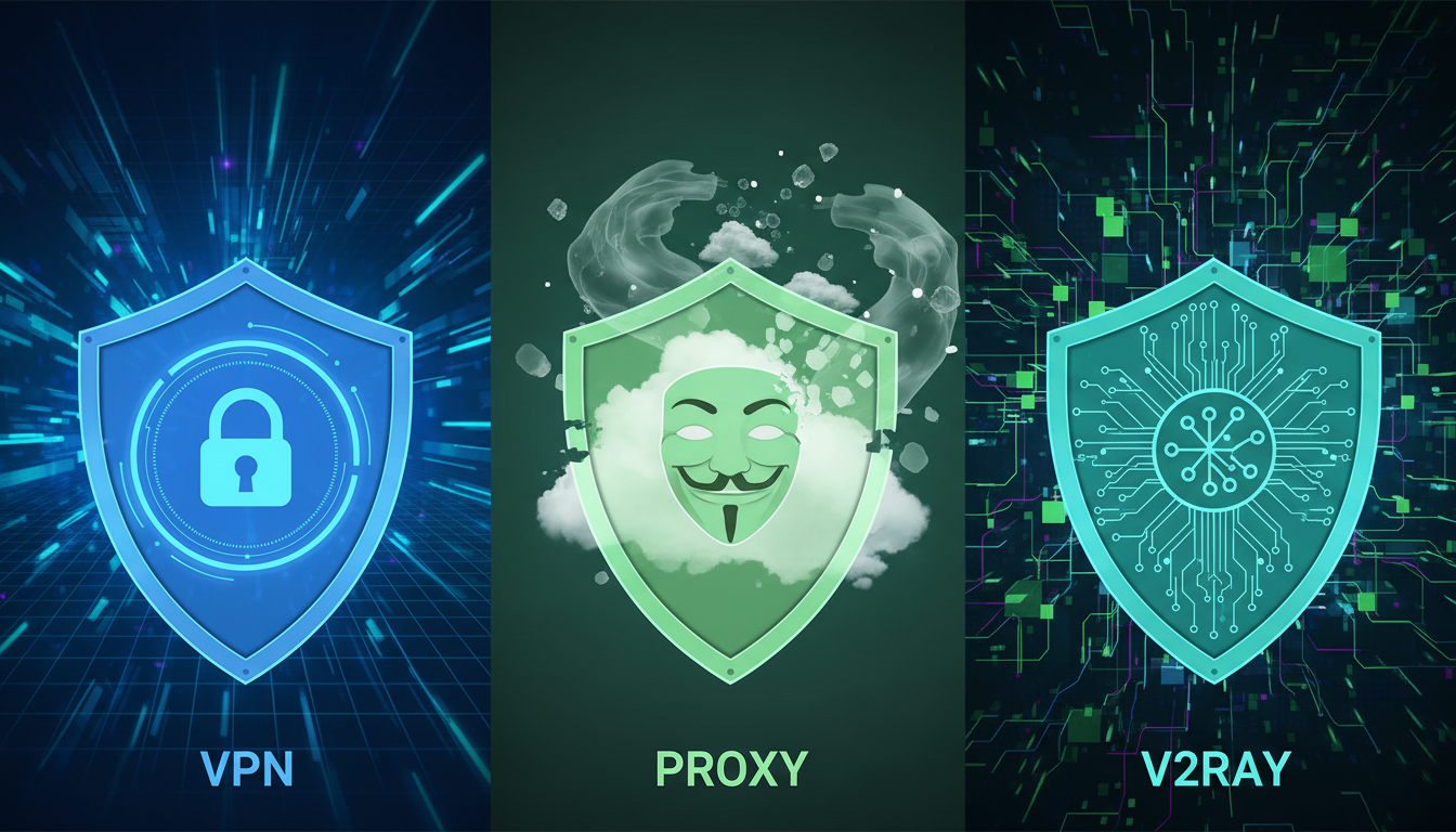 VPN vs. Proxy vs. V2Ray: Which Is Actually the Most Secure?